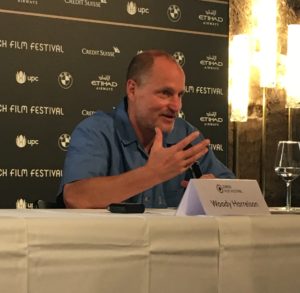 Woody Harrelson bei der Pressekonferenz