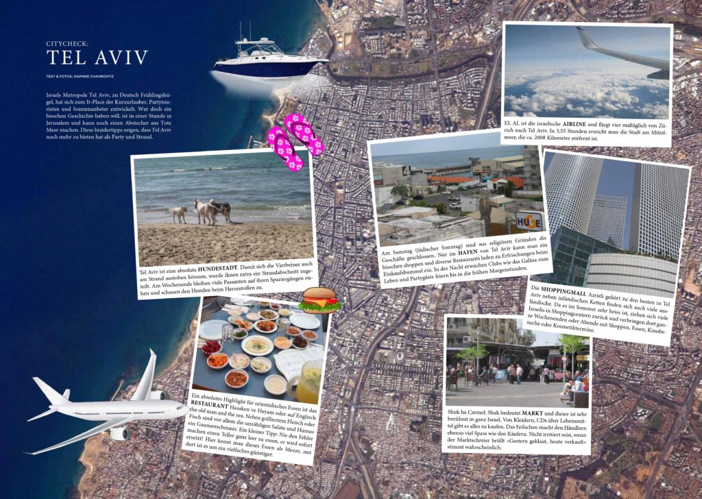 Bild von Tel Aviv Bericht im Magazin