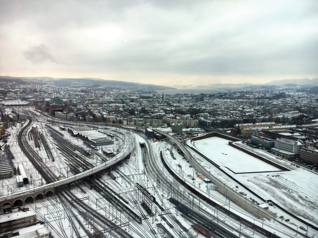 Bild Aussicht vom Clouds über Zürich