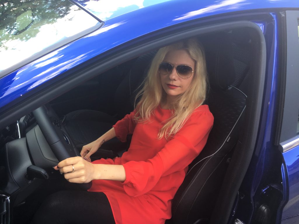 Bild von mir im neuen Ford Fiesta