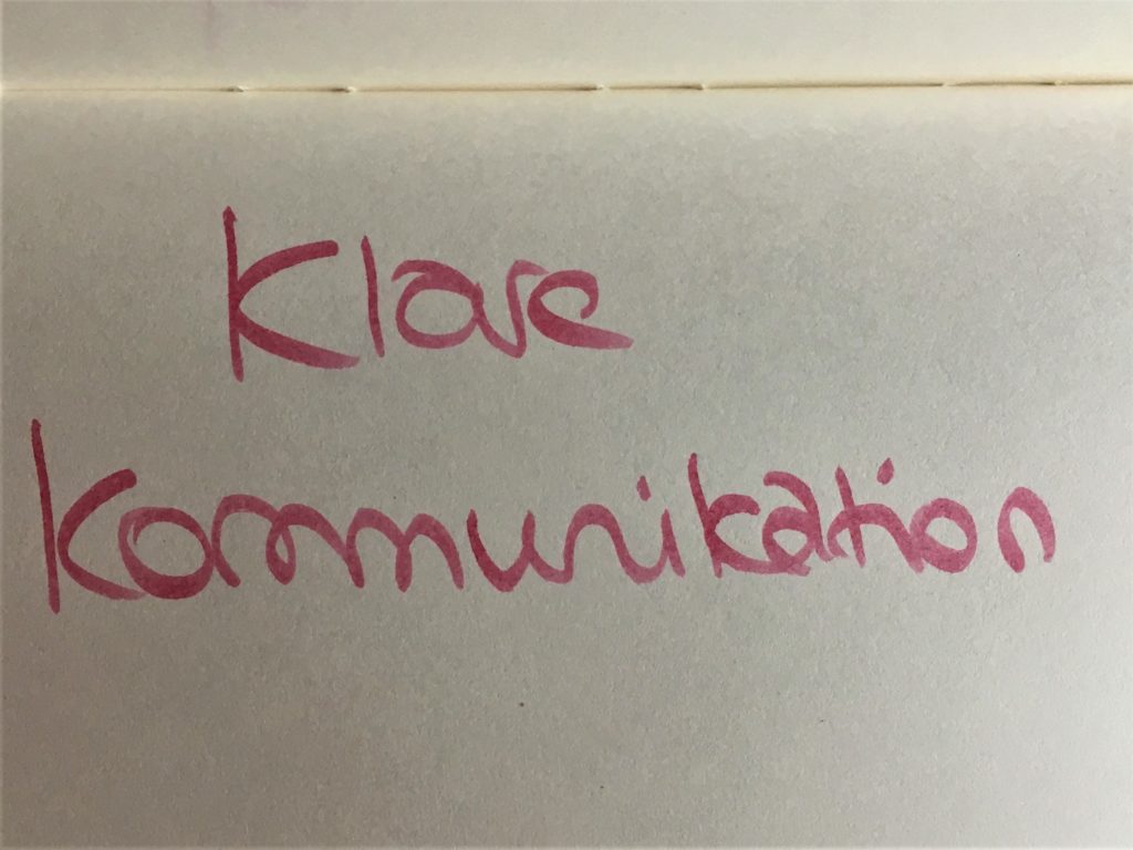 Bild zu klare Kommunikation