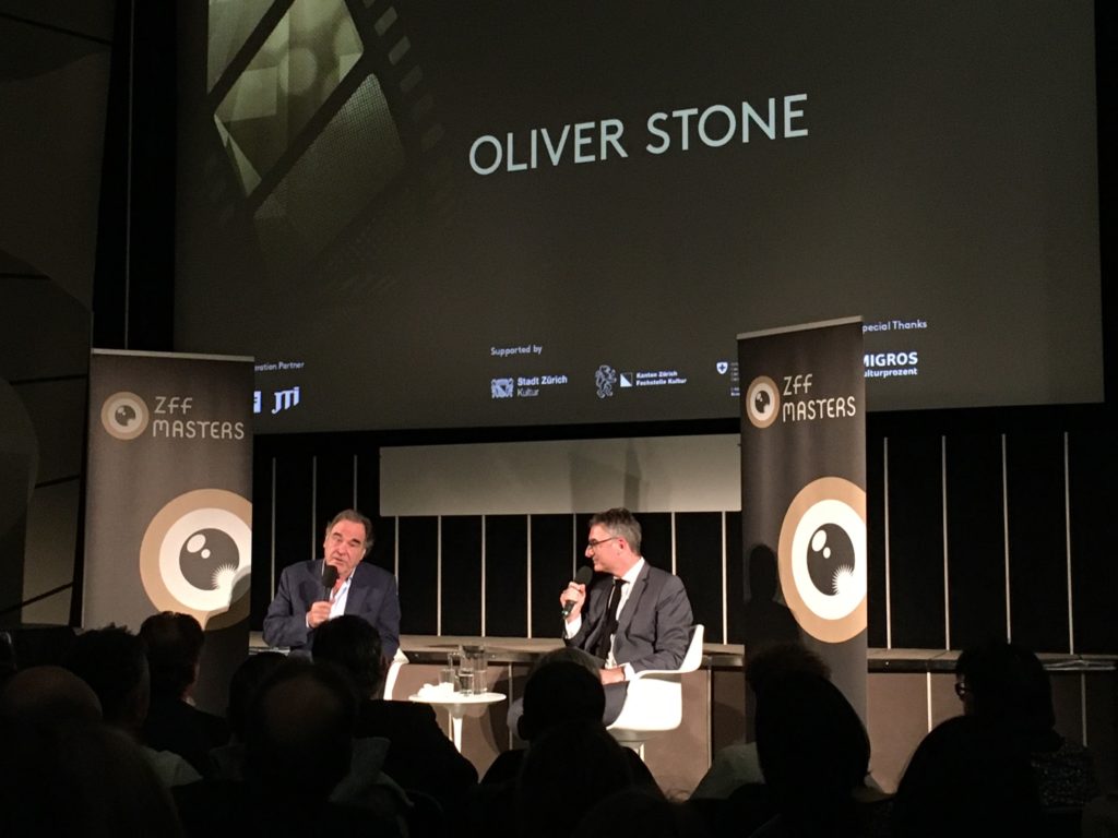 Bild von Oliver Stone am 15. Zurich Film Festival