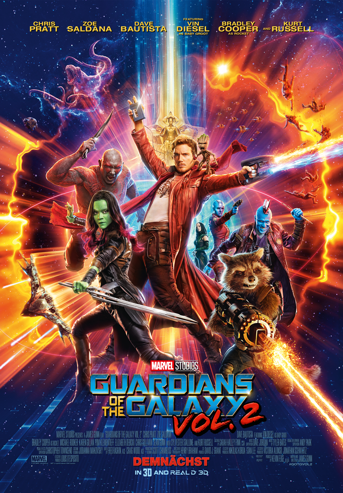 Filmplakat Guardians of the Galaxy Vol.2