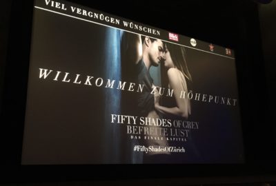 Bild von der Schweizer Premiere zu Fifty Shades Freed
