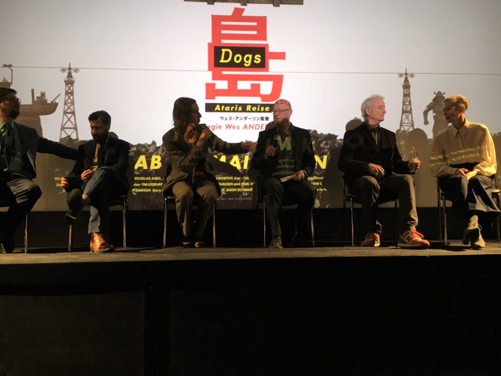 Bild von der Schweizer Premiere von Isle of Dogs