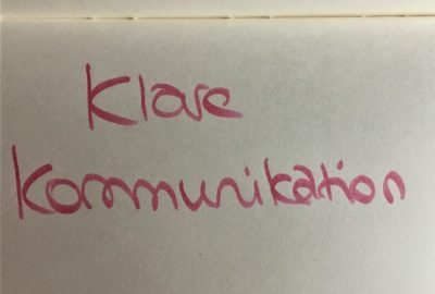 Bild zu klare Kommunikation