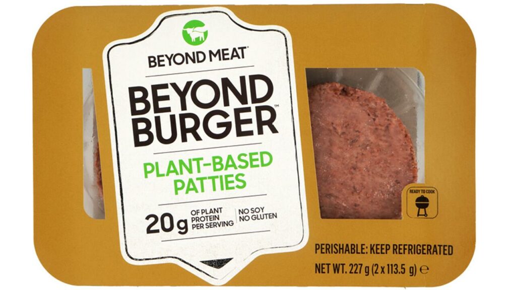 Bild des veganen Burgers von Beyond Meat