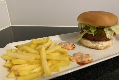 Bild von meinem Burger von Beyond Burger