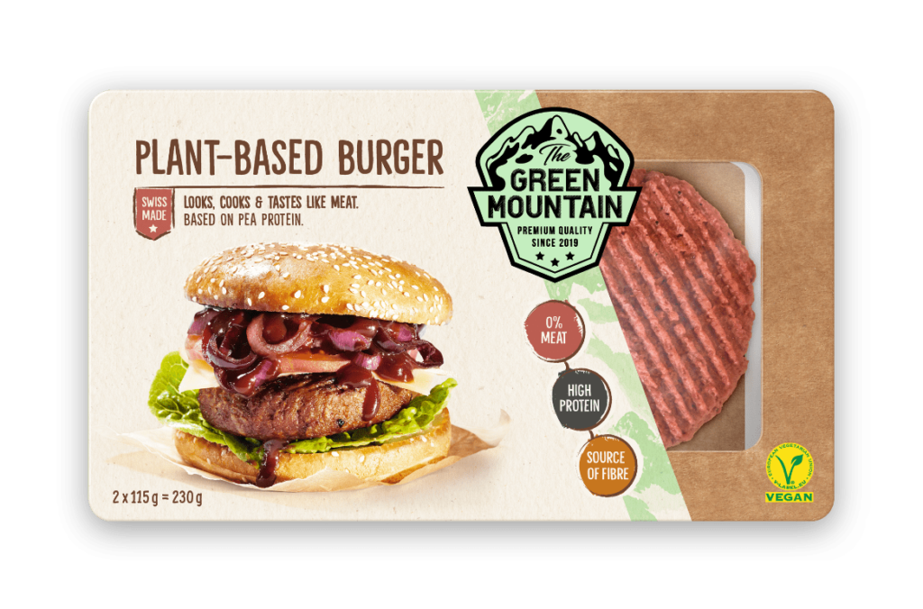 Bild des veganen Burgers von Next Level