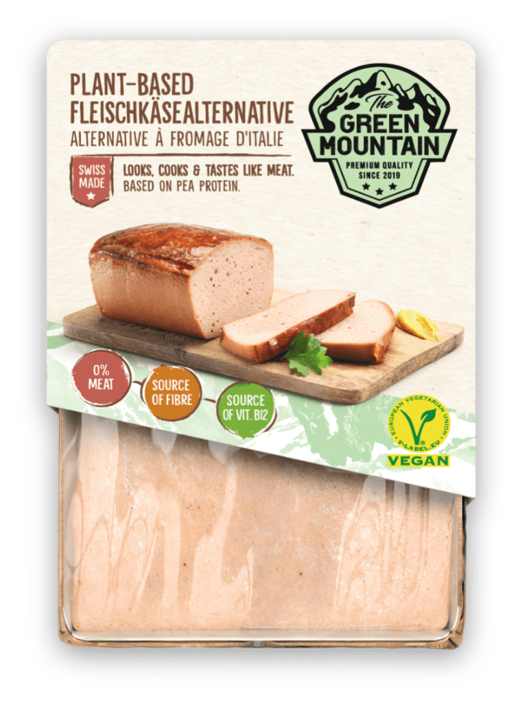 Bild des veganen Fleischkäses von The Green Mountain