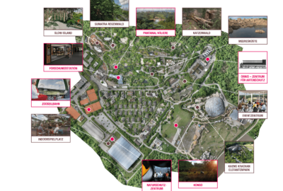 Bild des Übersichtsplans Bauprojekte Entwicklungsplan 2050