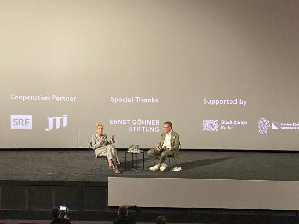 Bild von Sharon Stone und Christian Jungen