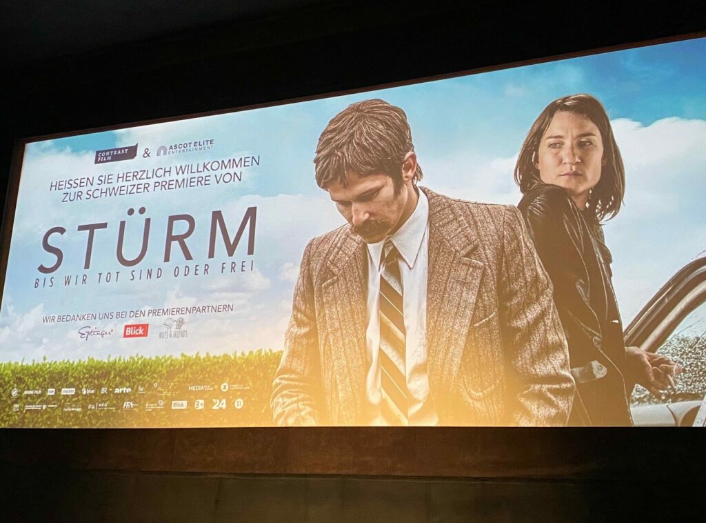 Bild von der Schweizer Premiere von Stürm: Bis wir tot sind oder frei