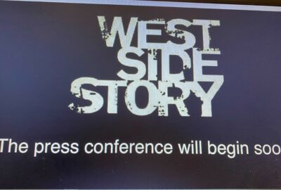 Bild von der Pressekoneferenz von West Side Story