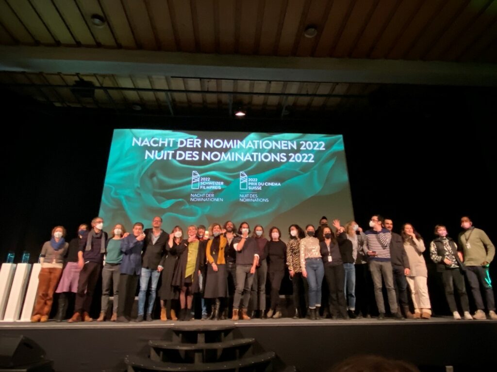 Bild der Nominierten für den Schweizer Filmpreis 2022