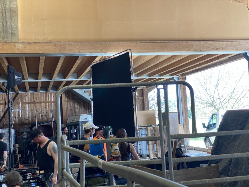 Bild vom Setbesuch der Serie «Neumatt»