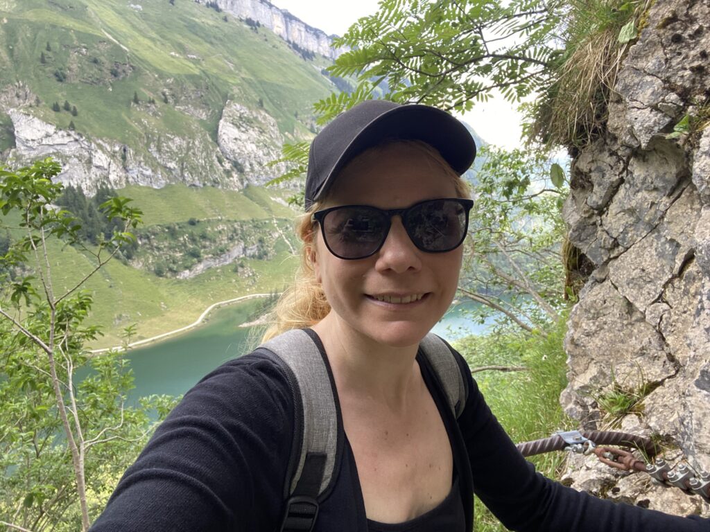Bild von Daphne Chaimovitz beim Aufstieg zur Meglisalp