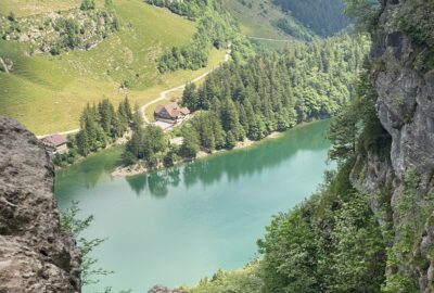 Bild vom Seealpsee von oben