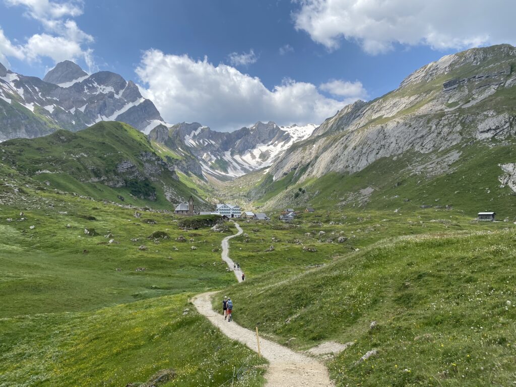 Bild vom Weg zur Meglisalp