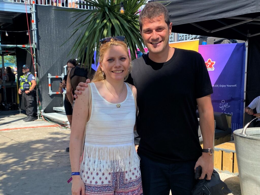 Bild von Daphne Chaimovitz und DJ Andrea Oliva