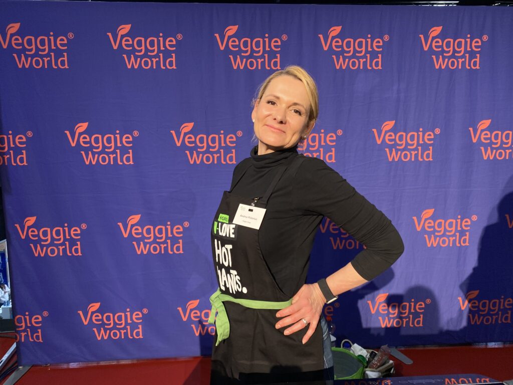 Bild von Andrea Pistorius an der VeggieWorld 2024