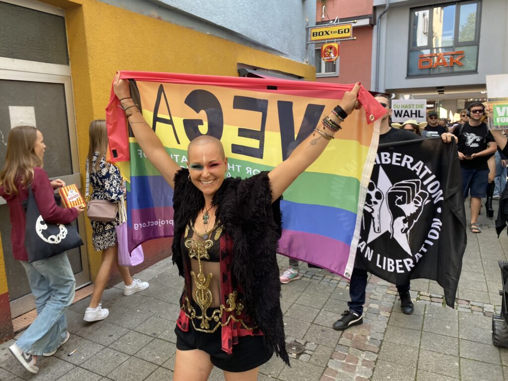 Bild von Vegan Queen V an der Animal Pride Day