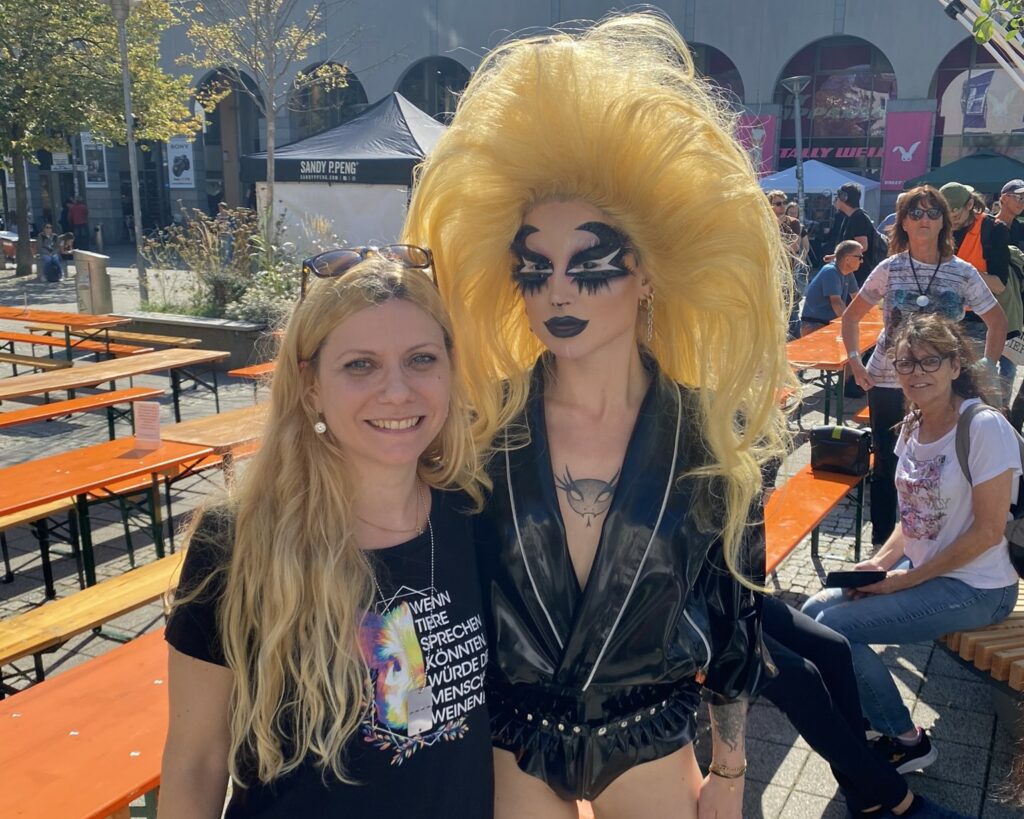 Bild von Pandora Nox und Daphne Chaimovitz an der Animal Pride Day