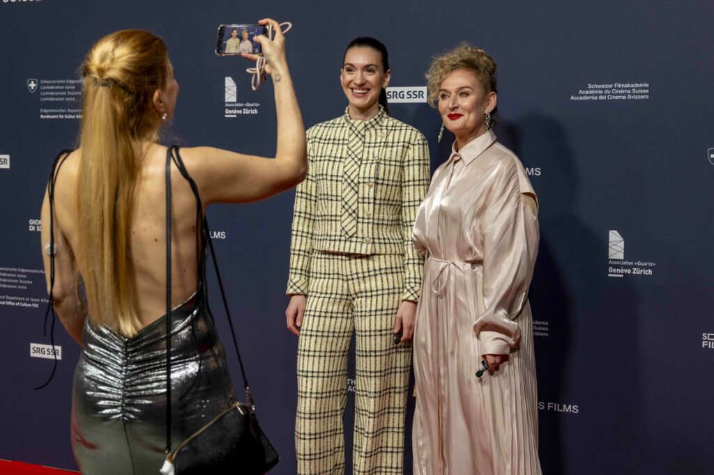 Bild von Julia Buchmann, Rachel Braunschweig und Daphne Chaimovitz Schweizer Filmpreis 2025