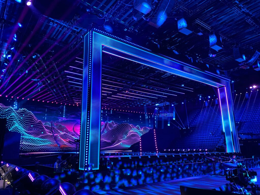 Bild der ESC-Bühne