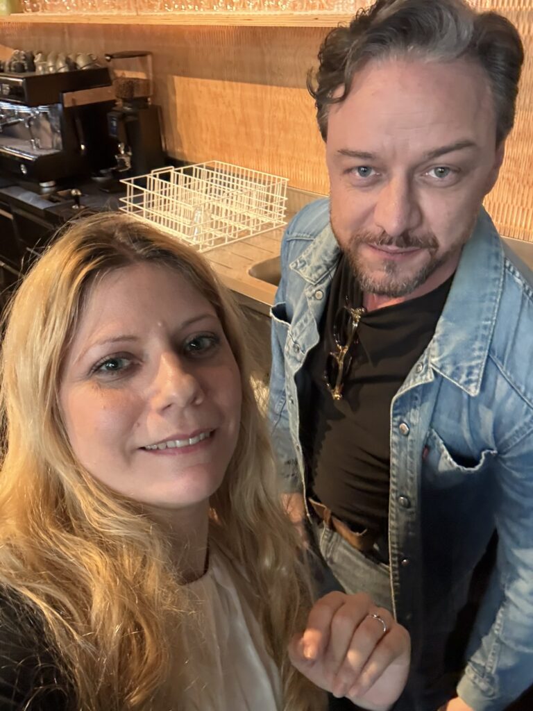 Bild von James McAvoy und Daphne Chaimovitz am Zurich Film Festival